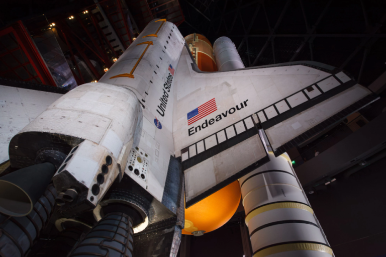 California Science Center Sets Opening for Endeavour’s Dramatic New Launch-Position Home